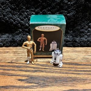Hallmark Star Wars C-3PO and R2-D2 Miniatures 1997 Edition